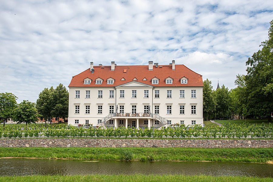 Außenansicht von Schloss Rattey