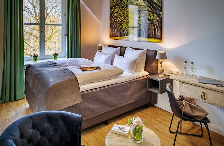 Hotelzimmer von Schloss Rattey